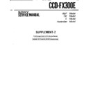 Sony CCD-FX300E (serv.man3) Service Manual