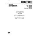 Sony CCD-FX300E (serv.man4) Service Manual