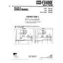 Sony CCD-FX400E (serv.man4) Service Manual