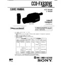 Sony CCD-FX830VE Service Manual