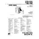 Sony CCD-SC6 Service Manual