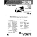 Sony CCD-SP5E (serv.man2) Service Manual