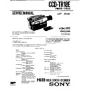 Sony CCD-TR18E Service Manual
