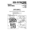 Sony CCD-TR2000, CCD-TR700 (serv.man2) Service Manual