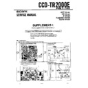 Sony CCD-TR2000E (serv.man2) Service Manual
