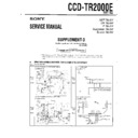 Sony CCD-TR2000E (serv.man4) Service Manual