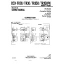 ccd-tr28, ccd-tr30, ccd-tr350, ccd-tr350pk service manual