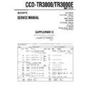 Sony CCD-TR3000, CCD-TR3000E (serv.man3) Service Manual