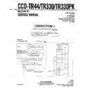 Sony CCD-TR330, CCD-TR330PK, CCD-TR44 (serv.man4) Service Manual