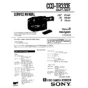 Sony CCD-TR333E Service Manual