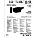 ccd-tr340e, ccd-tr401e, ccd-tr402e, ccd-tr520e service manual