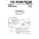 ccd-tr340e, ccd-tr520e service manual