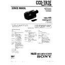 Sony CCD-TR3E Service Manual