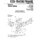 Sony CCD-TR420E, CCD-TR440E Service Manual