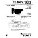 ccd-tr485e, ccd-tr565e service manual