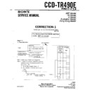 Sony CCD-TR490E (serv.man6) Service Manual