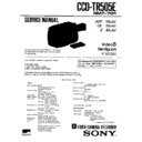 Sony CCD-TR505E Service Manual
