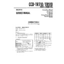 Sony CCD-TR710, CCD-TR910 (serv.man3) Service Manual