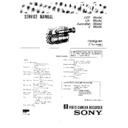 Sony CCD-TR75E Service Manual