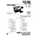 Sony CCD-TR8E Service Manual