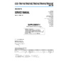 Sony CCD-TRV118, CCD-TRV218E, CCD-TRV318, CCD-TRV418, CCD-TRV418E (serv.man3) Service Manual