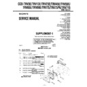 ccd-trv13e, ccd-trv23e, ccd-trv3e, ccd-trv45e, ccd-trv55e, ccd-trv65e, ccd-trv69e, ccd-trv715, ccd-trv75, ccd-trv75pk (serv.man2) service manual
