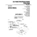 Sony CCD-TRV89E, CCD-TRV95, CCD-TRV95E, CCD-TRV95PK, CCD-TRV99, CCD-TRV99E (serv.man3) Service Manual