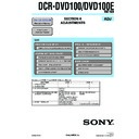 Sony DCR-DVD100, DCR-DVD100E (serv.man4) Service Manual