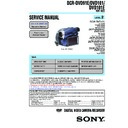 Sony DCR-DVD101, DCR-DVD101E, DCR-DVD91E (serv.man2) Service Manual