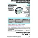 Sony DCR-DVD103, DCR-DVD602, DCR-DVD602E, DCR-DVD653, DCR-DVD653E, DCR-DVD92, DCR-DVD92E (serv.man2) Service Manual