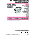 Sony DCR-DVD103, DCR-DVD602, DCR-DVD602E, DCR-DVD653, DCR-DVD653E, DCR-DVD92, DCR-DVD92E (serv.man3) Service Manual