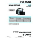 Sony DCR-DVD108 (serv.man2) Service Manual