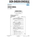 Sony DCR-DVD201, DCR-DVD201E (serv.man11) Service Manual