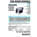 Sony DCR-DVD201, DCR-DVD201E (serv.man2) Service Manual