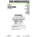Sony DCR-DVD201, DCR-DVD201E (serv.man6) Service Manual