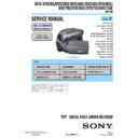 Sony DCR-DVD205, DCR-DVD205E, DCR-DVD304E, DCR-DVD305, DCR-DVD305E, DCR-DVD705, DCR-DVD705E, DCR-DVD755, DCR-DVD755E (serv.man2) Service Manual