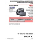 Sony DCR-DVD205, DCR-DVD205E, DCR-DVD304E, DCR-DVD305, DCR-DVD305E, DCR-DVD705, DCR-DVD705E, DCR-DVD755, DCR-DVD755E (serv.man3) Service Manual