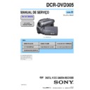 Sony DCR-DVD305 (serv.man2) Service Manual
