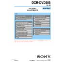Sony DCR-DVD308 (serv.man3) Service Manual