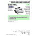 Sony DCR-DVD406E, DCR-DVD408, DCR-DVD408E, DCR-DVD506E, DCR-DVD508, DCR-DVD508E, DCR-DVD808, DCR-DVD808E, DCR-DVD908, DCR-DVD908E (serv.man2) Service Manual