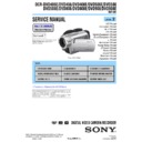 Sony DCR-DVD406E, DCR-DVD408, DCR-DVD408E, DCR-DVD506E, DCR-DVD508, DCR-DVD508E, DCR-DVD808, DCR-DVD808E, DCR-DVD908, DCR-DVD908E (serv.man3) Service Manual