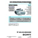 dcr-dvd505, dcr-dvd505e, dcr-dvd905, dcr-dvd905e (serv.man2) service manual