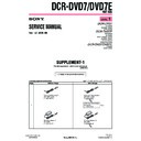 Sony DCR-DVD7, DCR-DVD7E (serv.man4) Service Manual