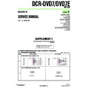 Sony DCR-DVD7, DCR-DVD7E (serv.man6) Service Manual