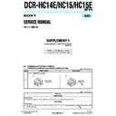 dcr-hc14e, dcr-hc15, dcr-hc15e (serv.man7) service manual