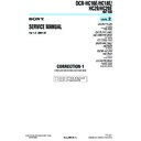 Sony DCR-HC16E, DCR-HC18E, DCR-HC20, DCR-HC20E (serv.man11) Service Manual