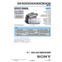 Sony DCR-HC23E, DCR-HC24E, DCR-HC26, DCR-HC26E, DCR-HC35E (serv.man2) Service Manual
