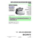 Sony DCR-HC23E, DCR-HC24E, DCR-HC26, DCR-HC26E, DCR-HC35E Service Manual