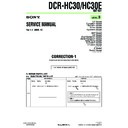 Sony DCR-HC30, DCR-HC30E (serv.man16) Service Manual