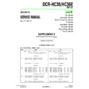 Sony DCR-HC36, DCR-HC36E (serv.man9) Service Manual